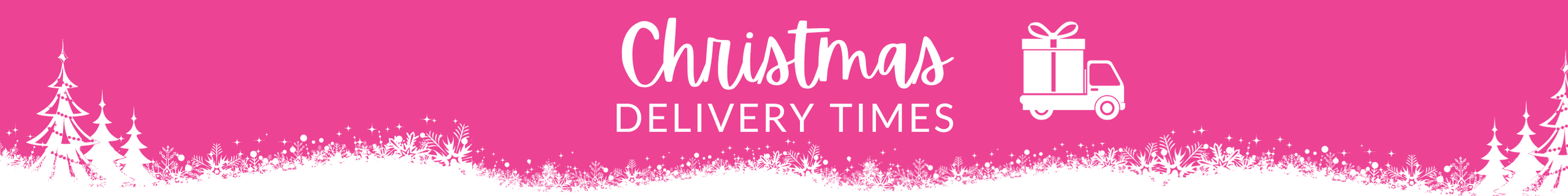 Christmas Delivery Times