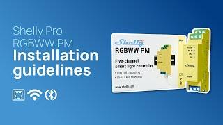Shelly Pro RGBWW PM Lighting Controller