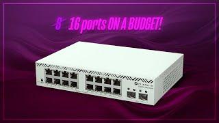 MikroTik 16P Switch (CSS318-16G-2S+IN)