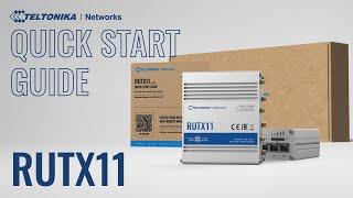 Teltonika RUTX11 LTE Cat 6 WiFi Router