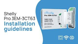 Shelly Pro 3EM-3CT63 Energy Meter