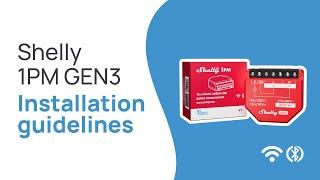 Shelly 1PM Gen3 PM Switch