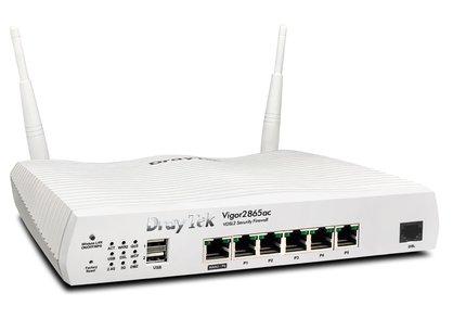 DrayTek Vigor 2865AC Router Front Angle Image