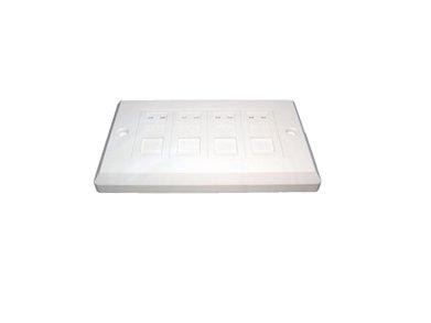 CAT5e Faceplate and 4 Modules