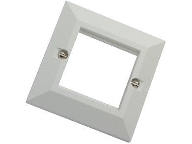 Single Gang Faceplate Bevelled