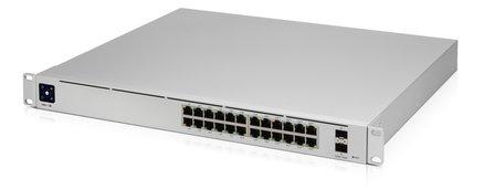 Ubiquiti UniFi USW-PRO-24-POE Gen2 24-Port Gigabit Switch Top Angle