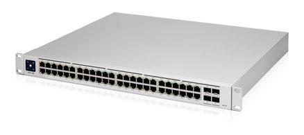 Ubiquiti UniFi USW-PRO-48-POE Gen2 48-Port Gigabit PoE Switch Front Angle