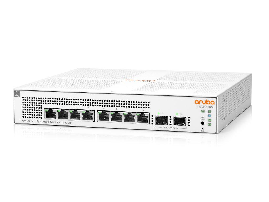 Aruba 1930 8-Port PoE Switch JL681A Side