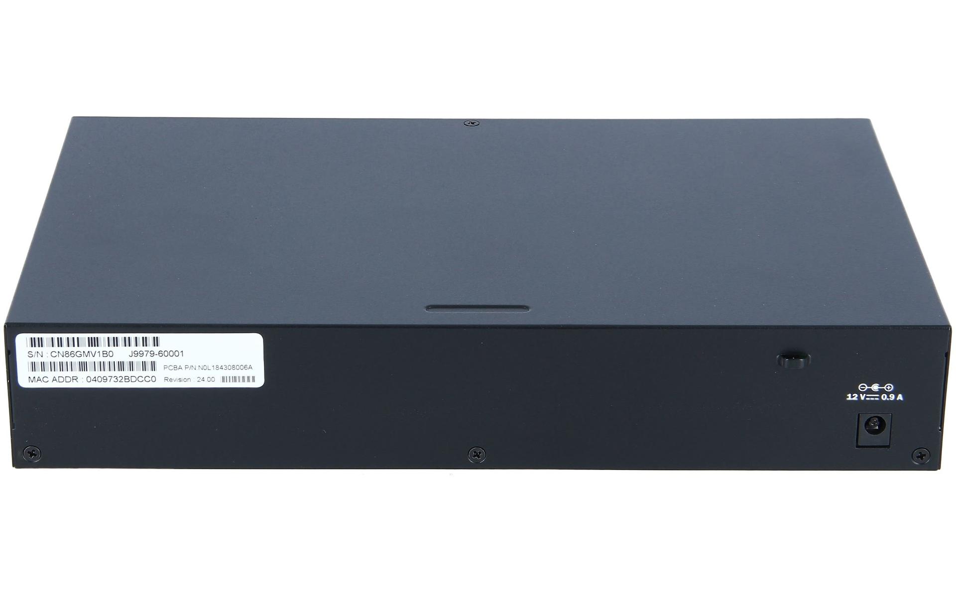 HPE 1820 8-Port Switch J9979A Back Image