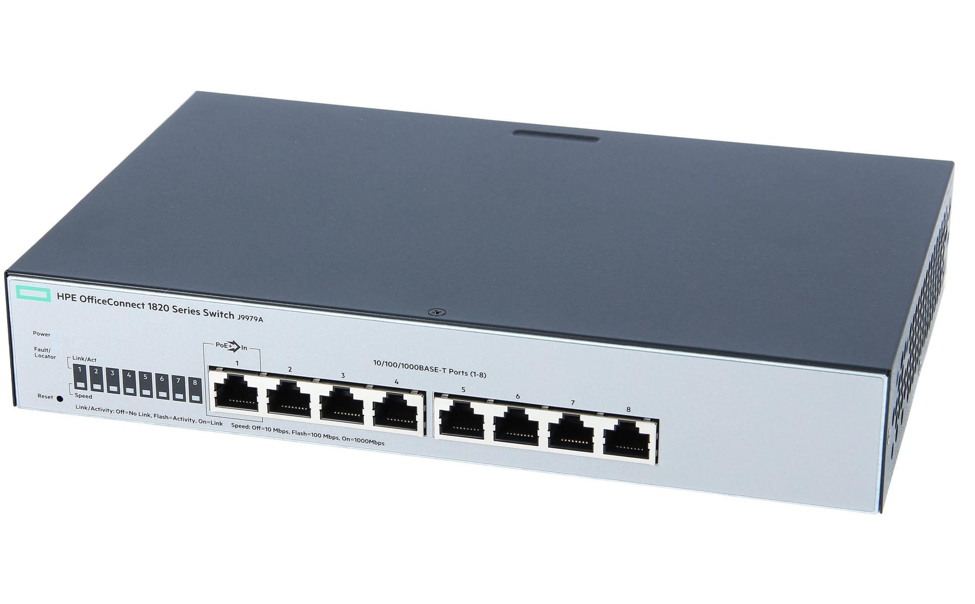 HPE 1820 8-Port Switch J9979A