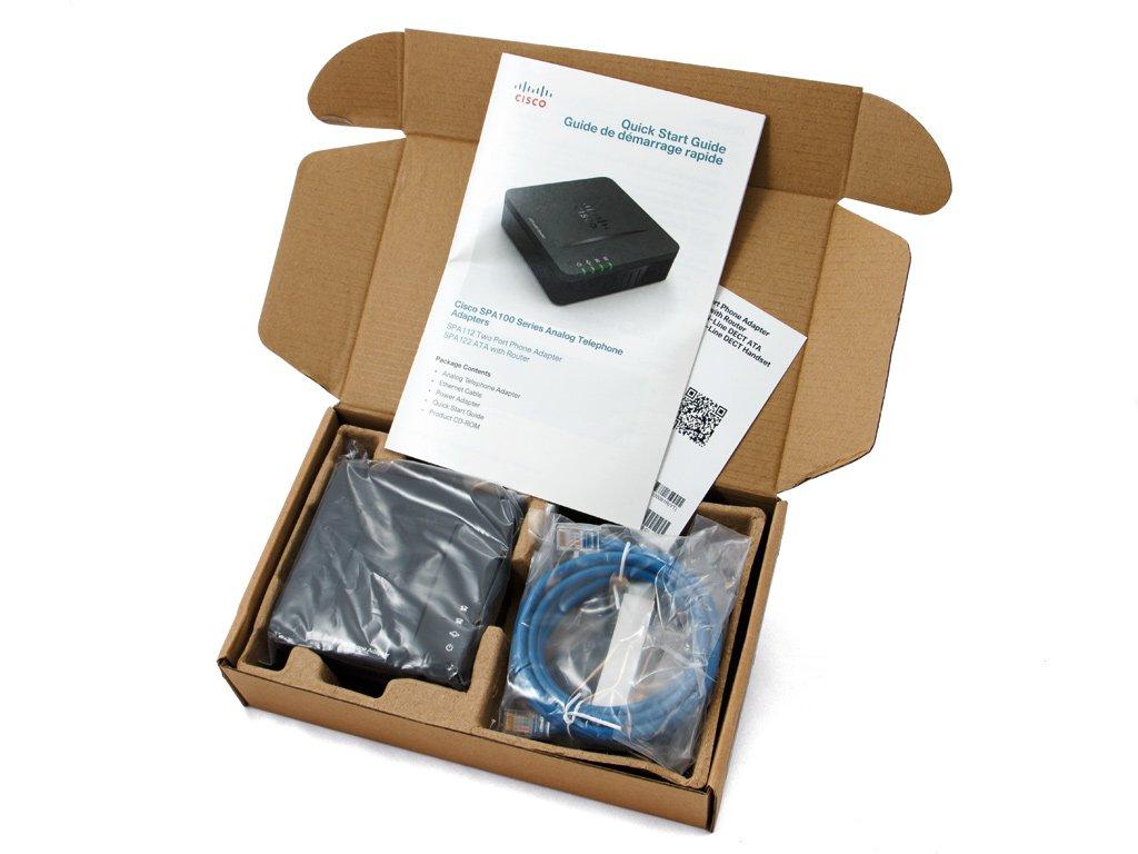 Cisco Small Business SPA122 - Adattatore VoIP E Router (ATA) Per Telefonia Internet