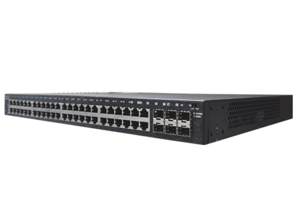 P2500 Switch with PoE+ Side