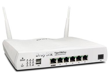 DrayTek Vigor 2865AC Router Front Angle Image