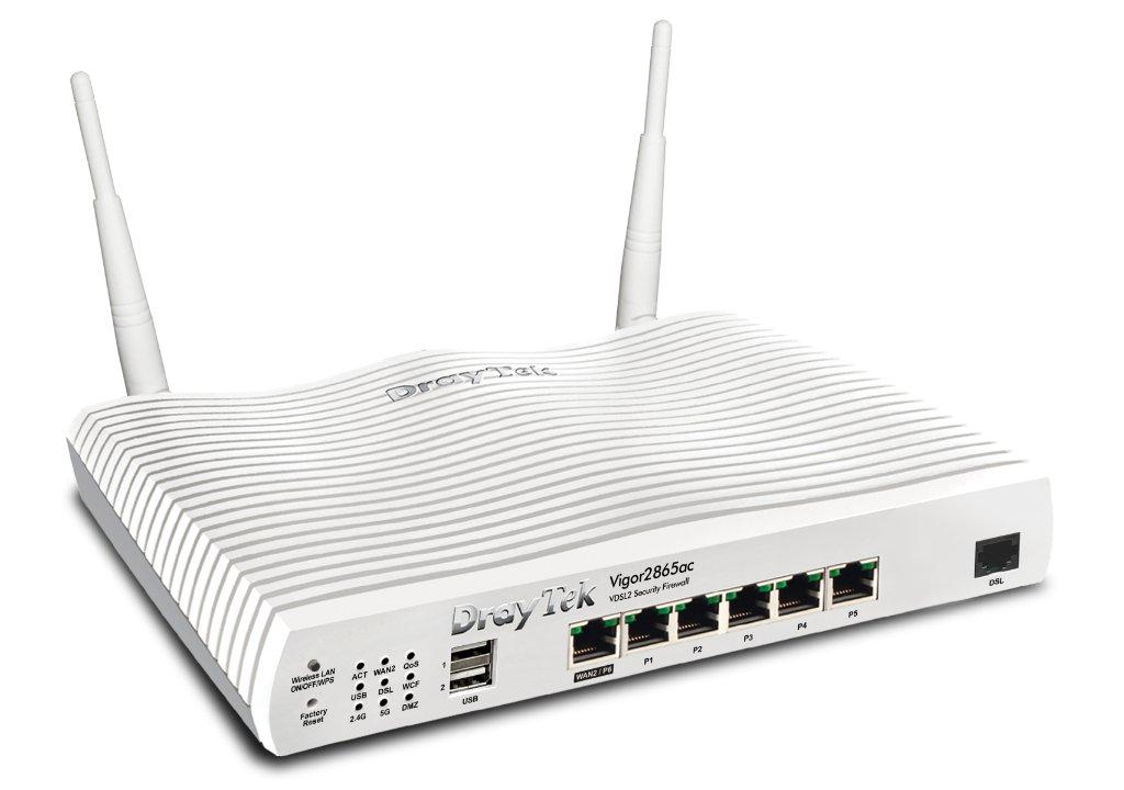 DrayTek Vigor 2865AC Router Top Angle Image