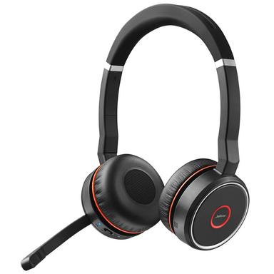 Jabra 75DUOMS headset front angle