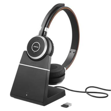 Jabra Evolve 65 SE UC Duo Headset & Stand