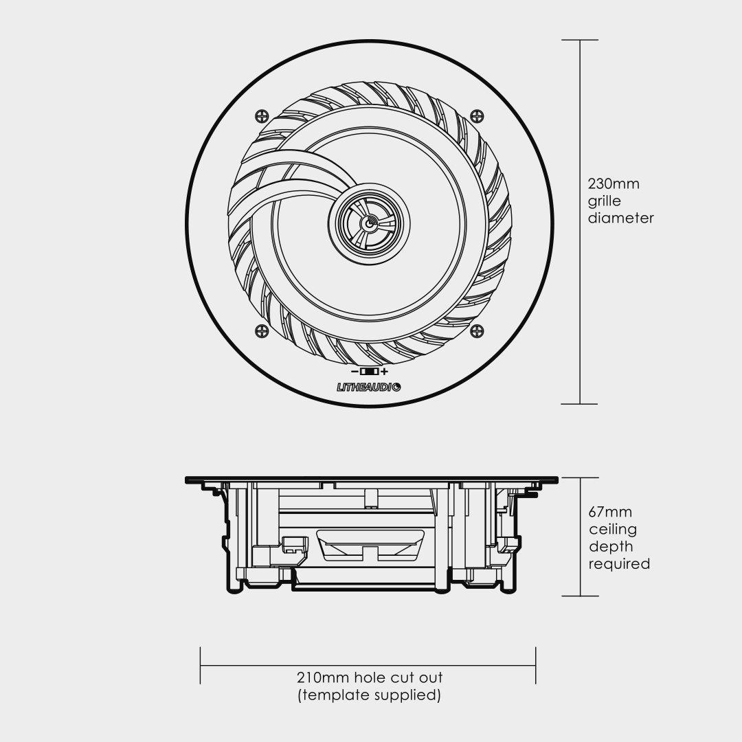 Lithe Audio 01568 Dimensions