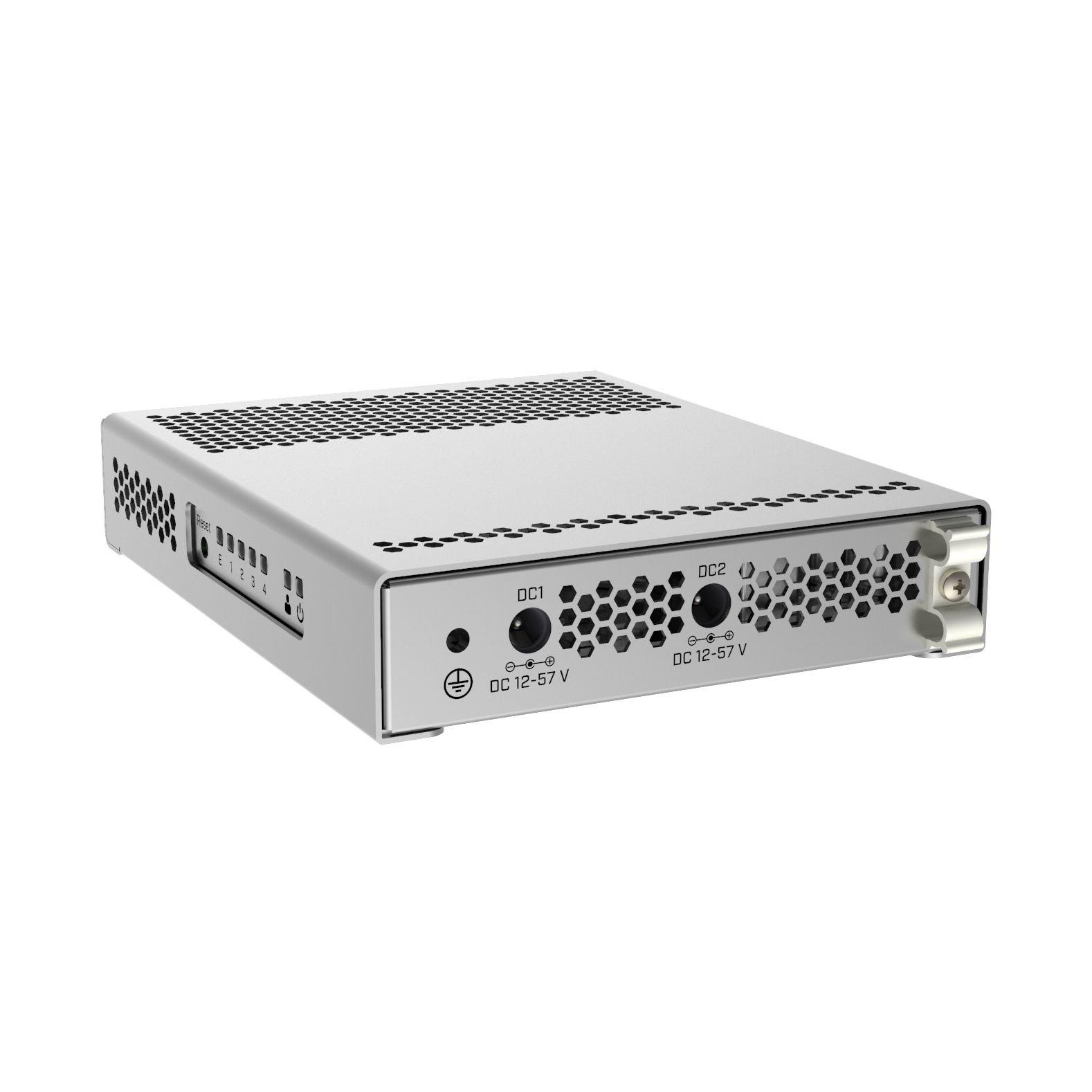 MikroTik CRS305-1G-4S+IN 5 Port Switch Back