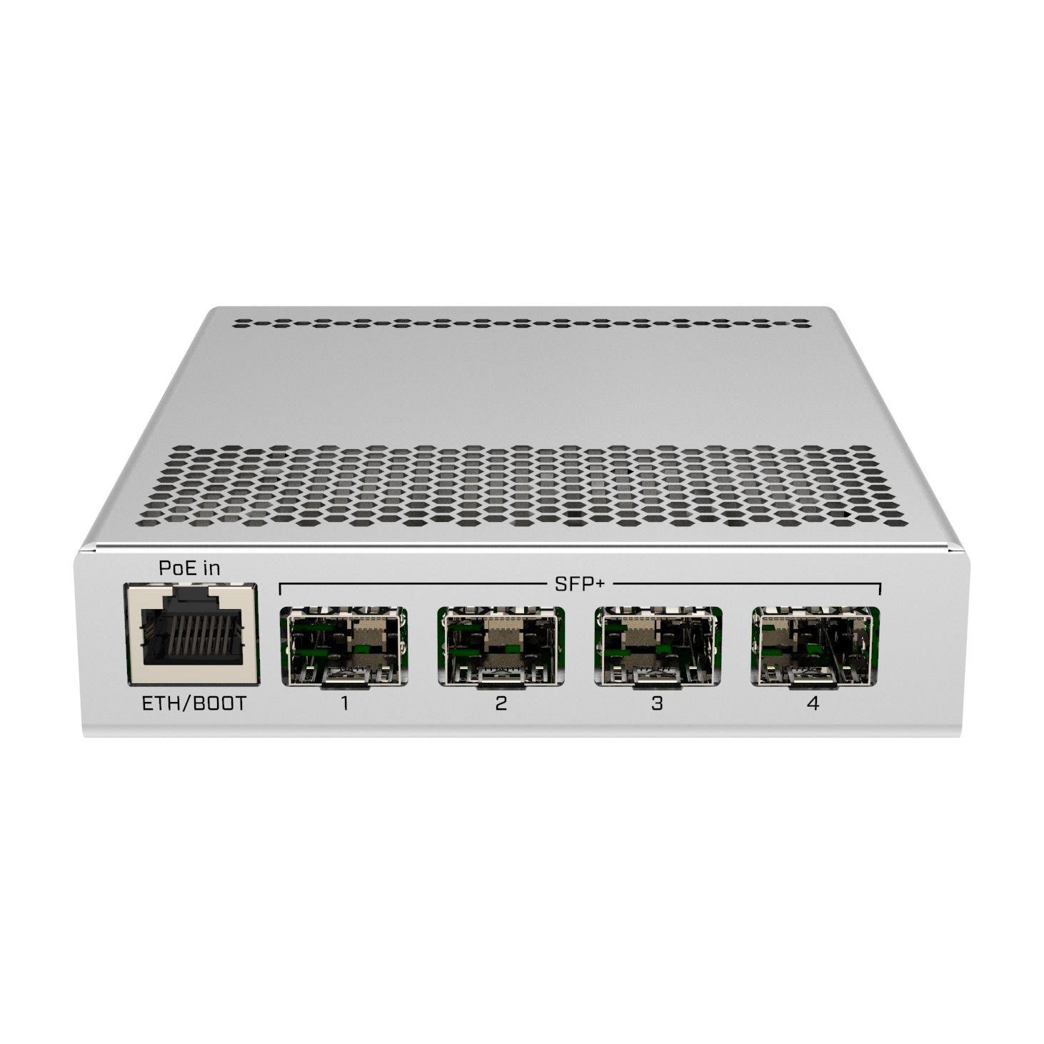 MikroTik CRS305-1G-4S+IN 5 Port Switch Front