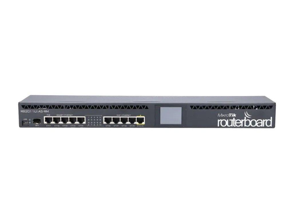 MikroTik RB2011UIAS-RM Router Front