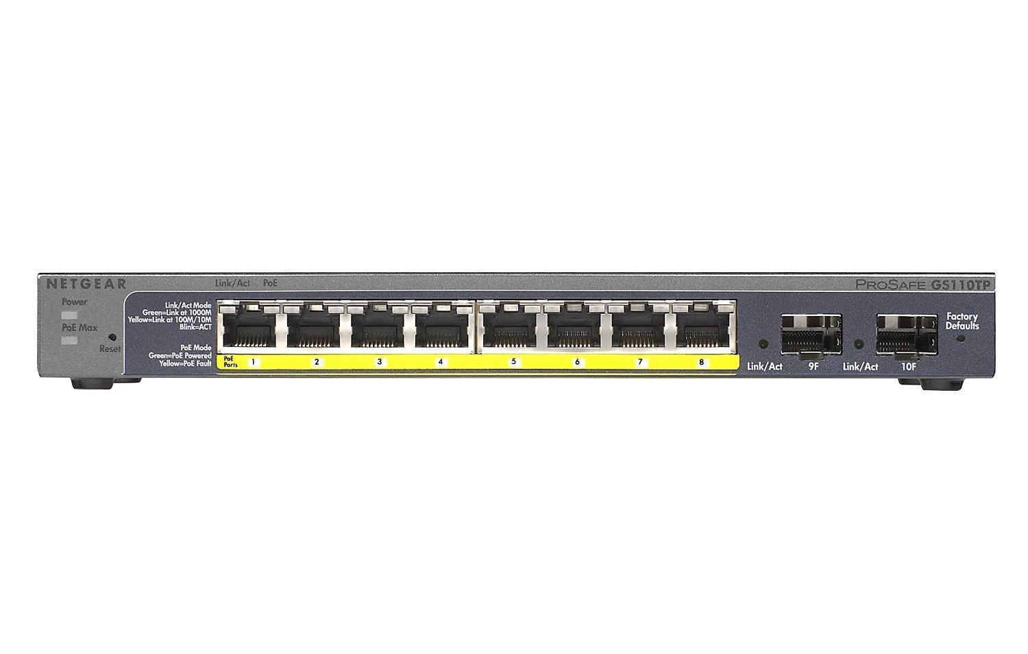 Netgear GS 110 Switch Front