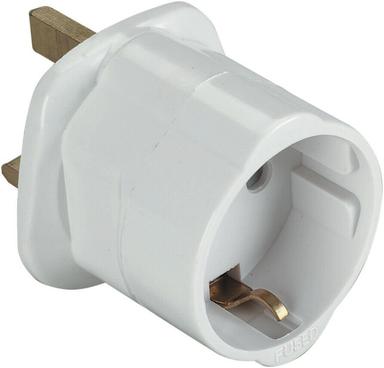  EU to UK Plug Adapter - Round