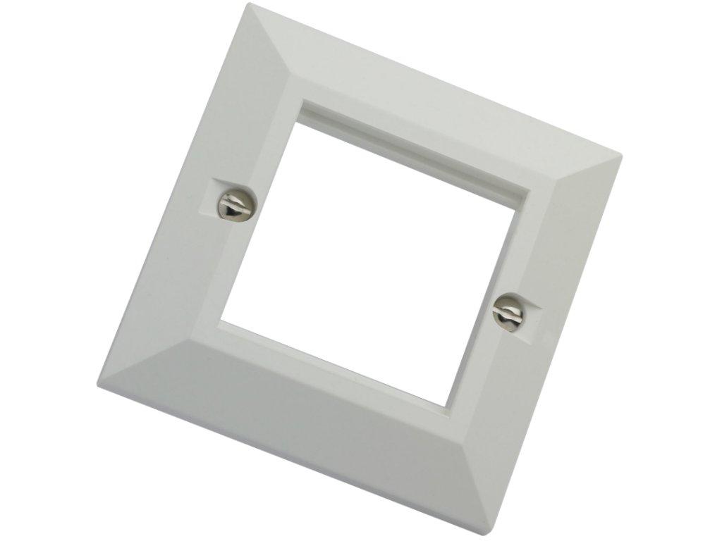 Single Gang Faceplate Bevelled