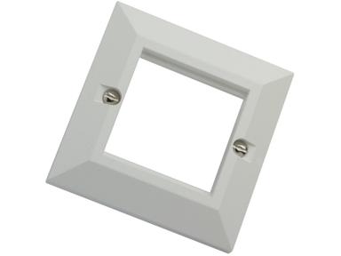 Single Gang Faceplate Bevelled