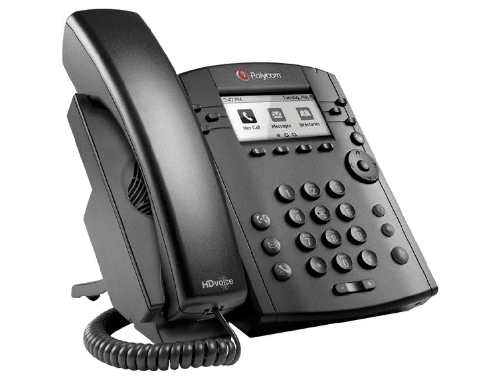  VVX 301 IP Phone Side