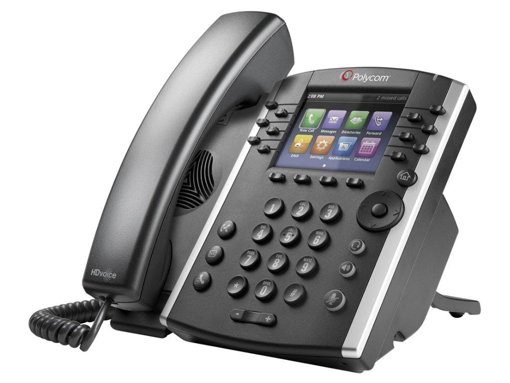 VVX 401 IP Phone Side