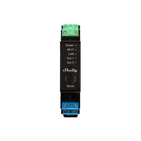 Shelly Pro 2PM 2 Channel Smart Switch with Power Meter | NetXL