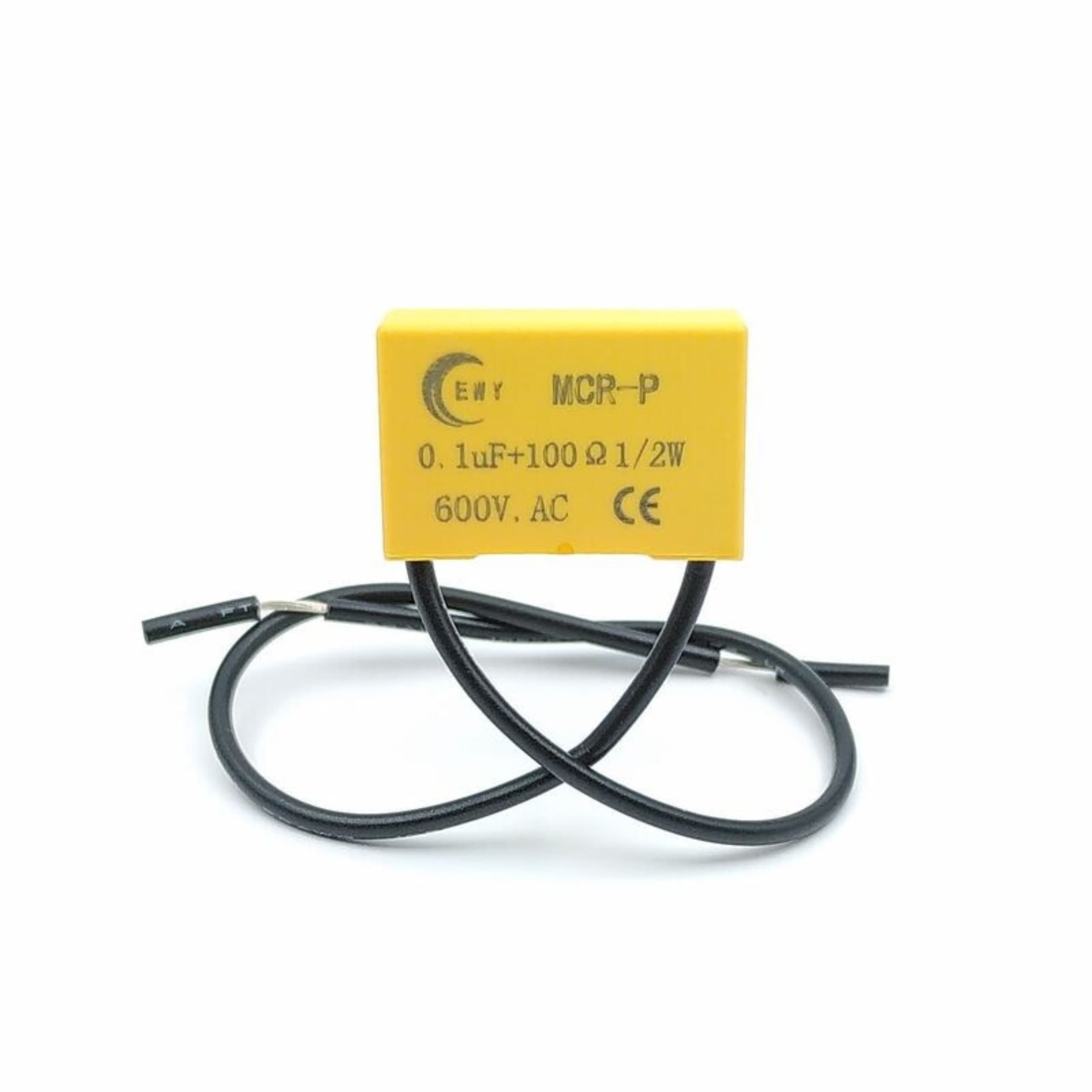 Shelly RC Snubber Overspanningsbeveiliging Voor Relais – Geel 2 miniatura