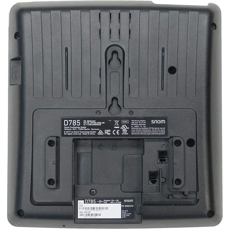 Snom D785 IP VoIP Phone Back Image