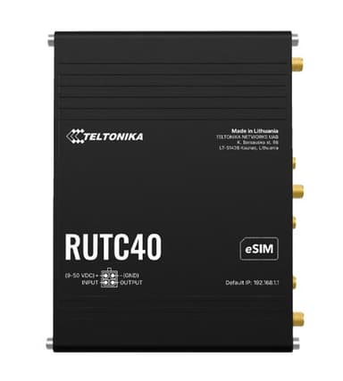 Teltonika Networks RUTC40 Global 4G WiFi 6 Edge Router (EU PSU)