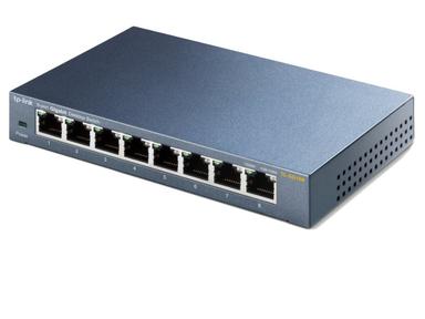 TPLink TLSG108 switch sideangle