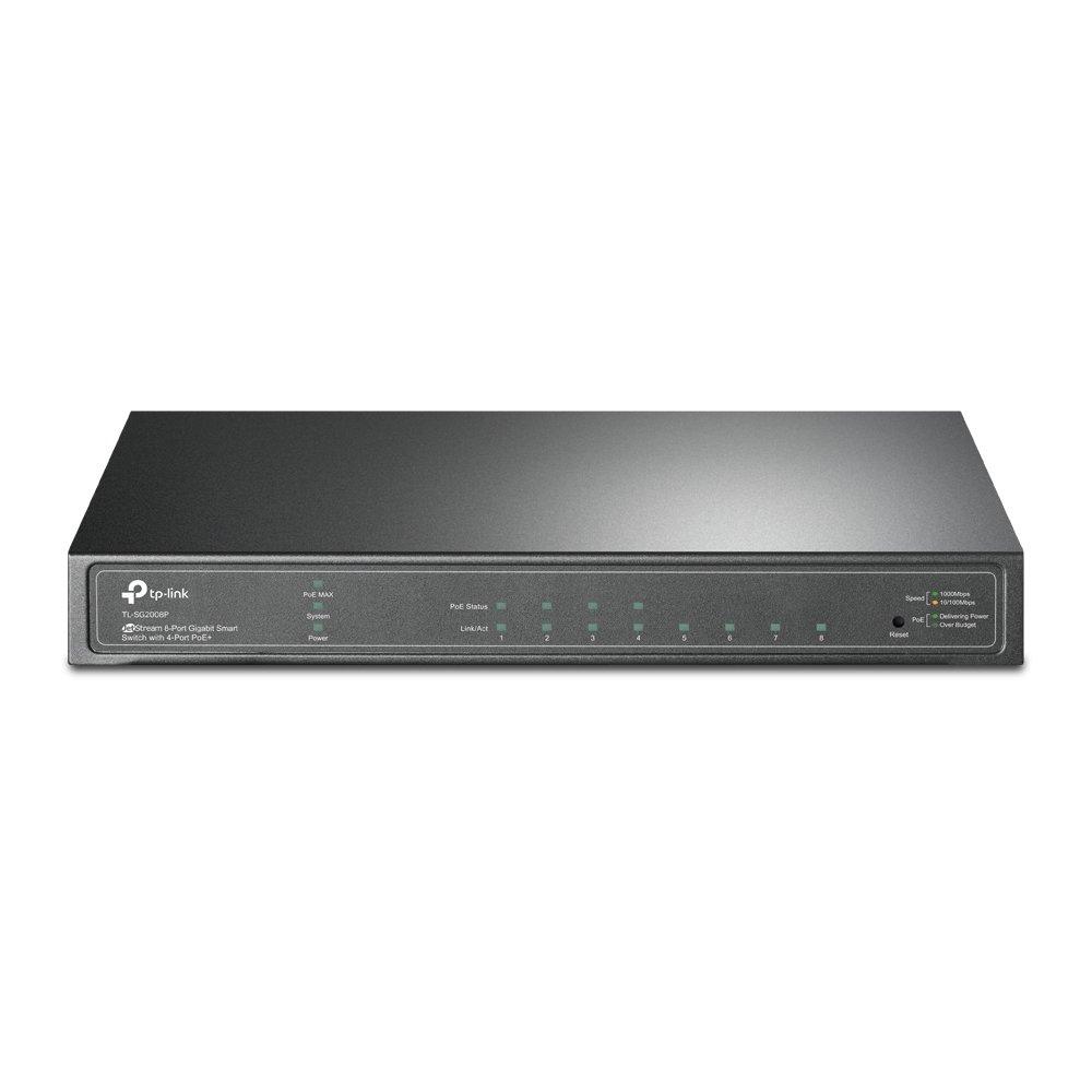 TP-Link TL-SG2008P PoE Switch Front Image