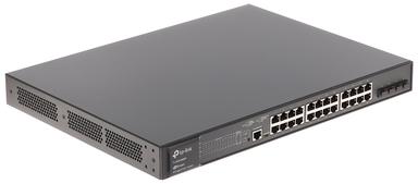 TP-Link TL-SG3428MP PoE+ Switch Front Angle
