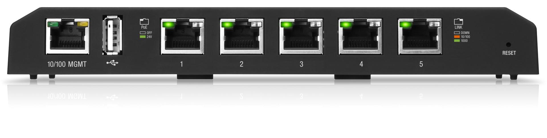 Ubiquiti ES-5XP Switch Front