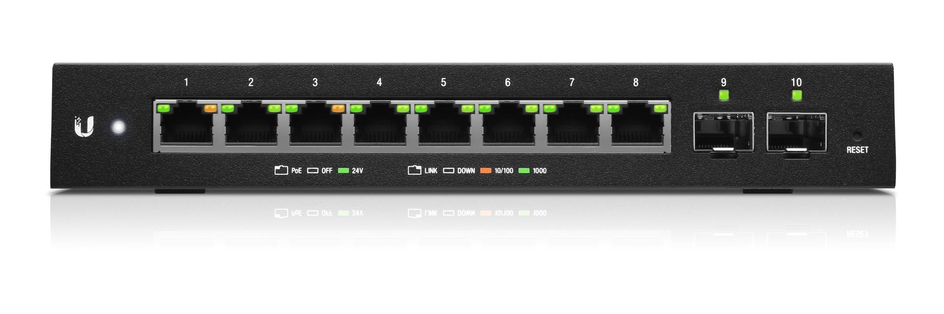 Ubiquiti ES-10XP PoE EdgeSwitch Front