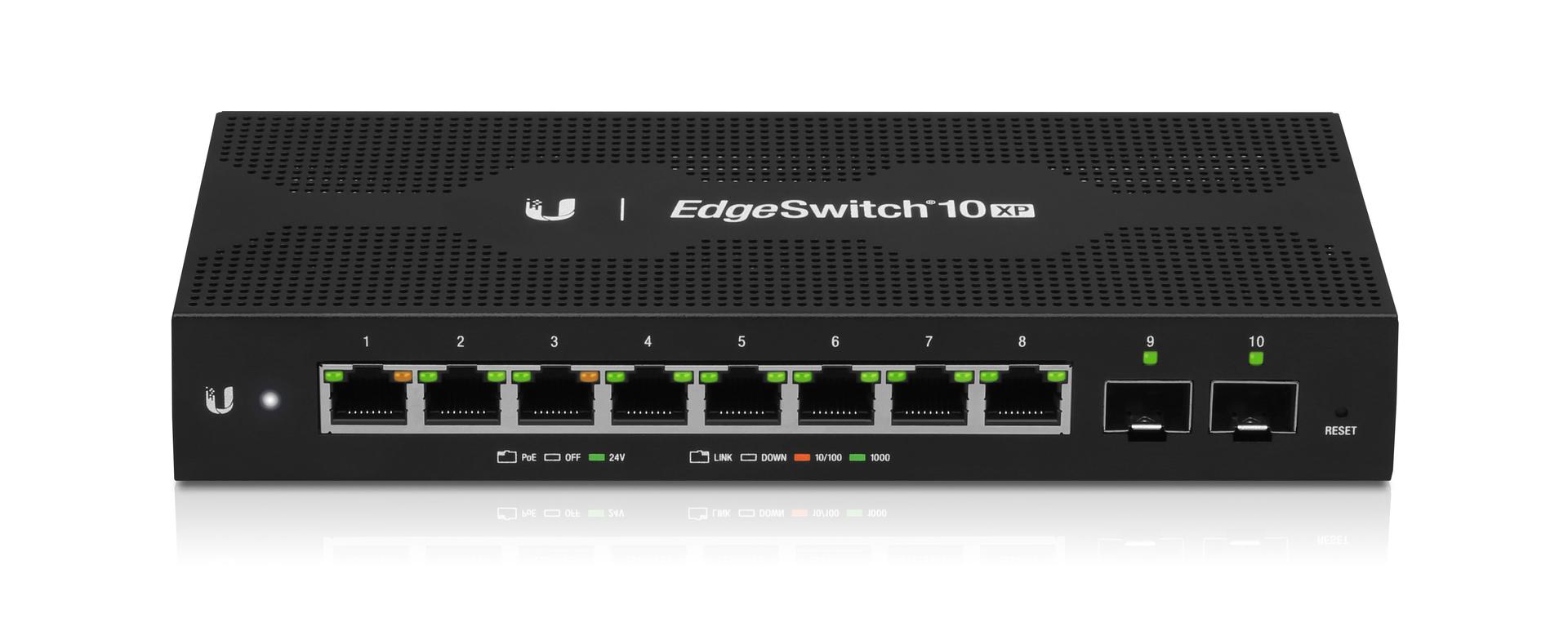 Ubiquiti ES-10XP PoE EdgeSwitch Top