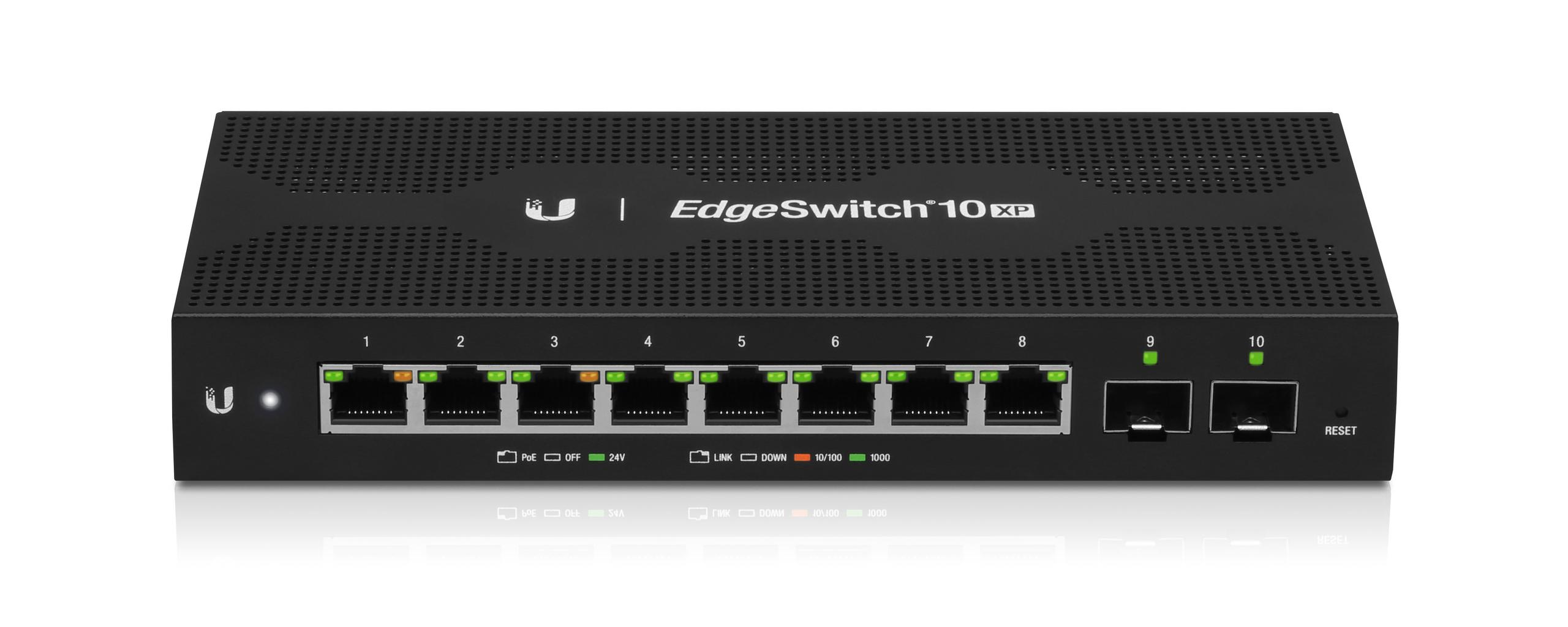 Ubiquiti ES-10XP PoE EdgeSwitch Top