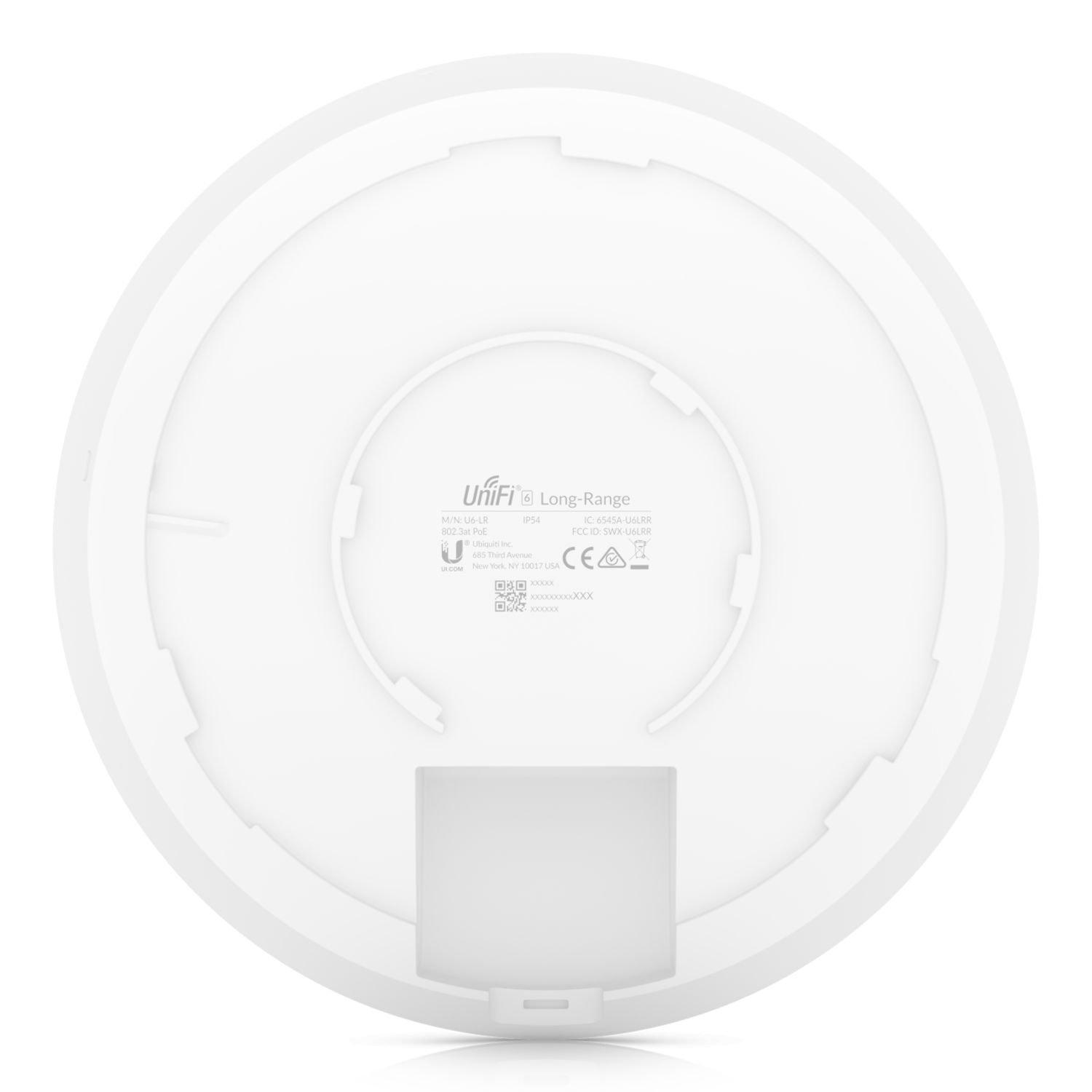 Ubiquiti UniFi U6-LR WiFi 6 Long Range Access Point Back Image