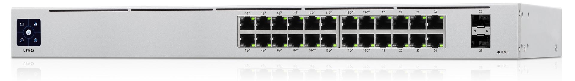 Ubiquiti USW-24-POE Front Angle