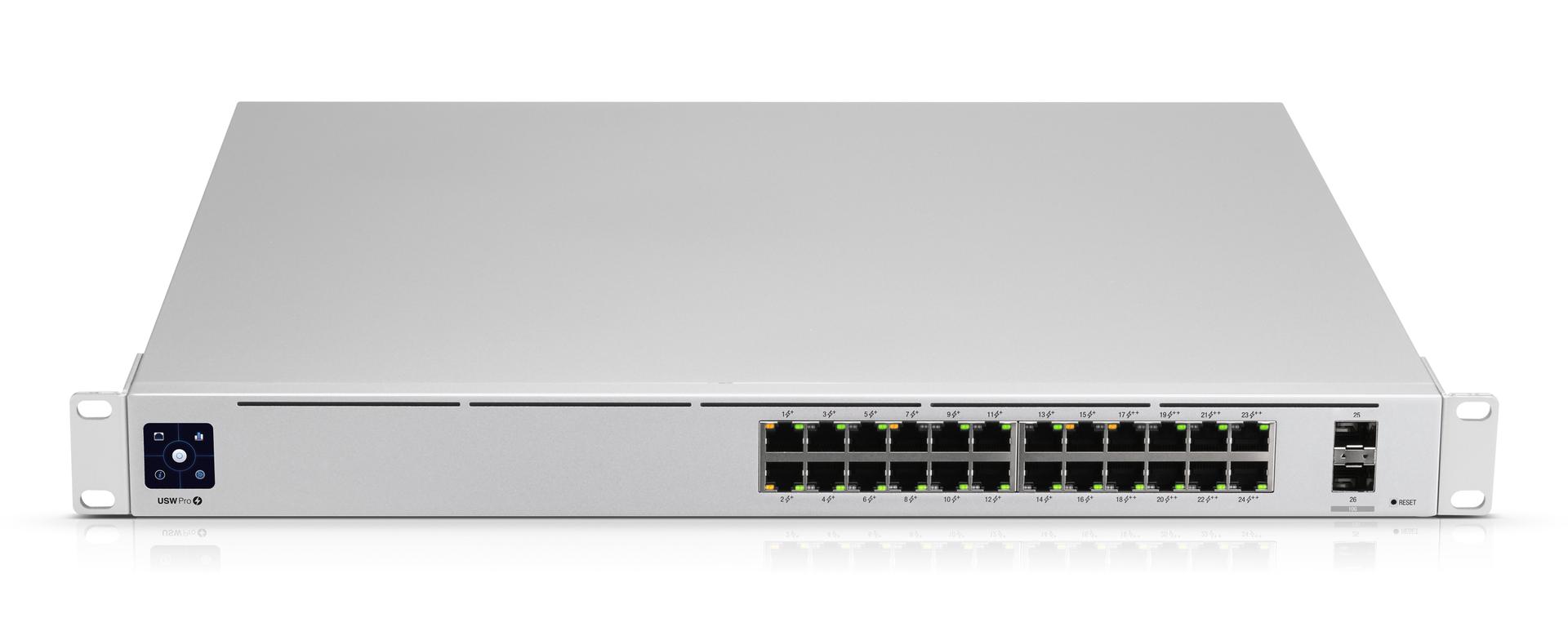Ubiquiti UniFi USW-PRO-24-POE Gen2 24-Port Gigabit Switch Top View