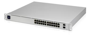 Ubiquiti UniFi USW-PRO-24-POE Gen2 24-Port Gigabit Switch Top Angle