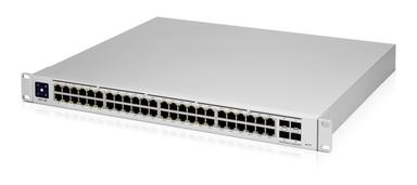 Ubiquiti UniFi USW-PRO-48-POE Gen2 48-Port Gigabit PoE Switch Front Angle