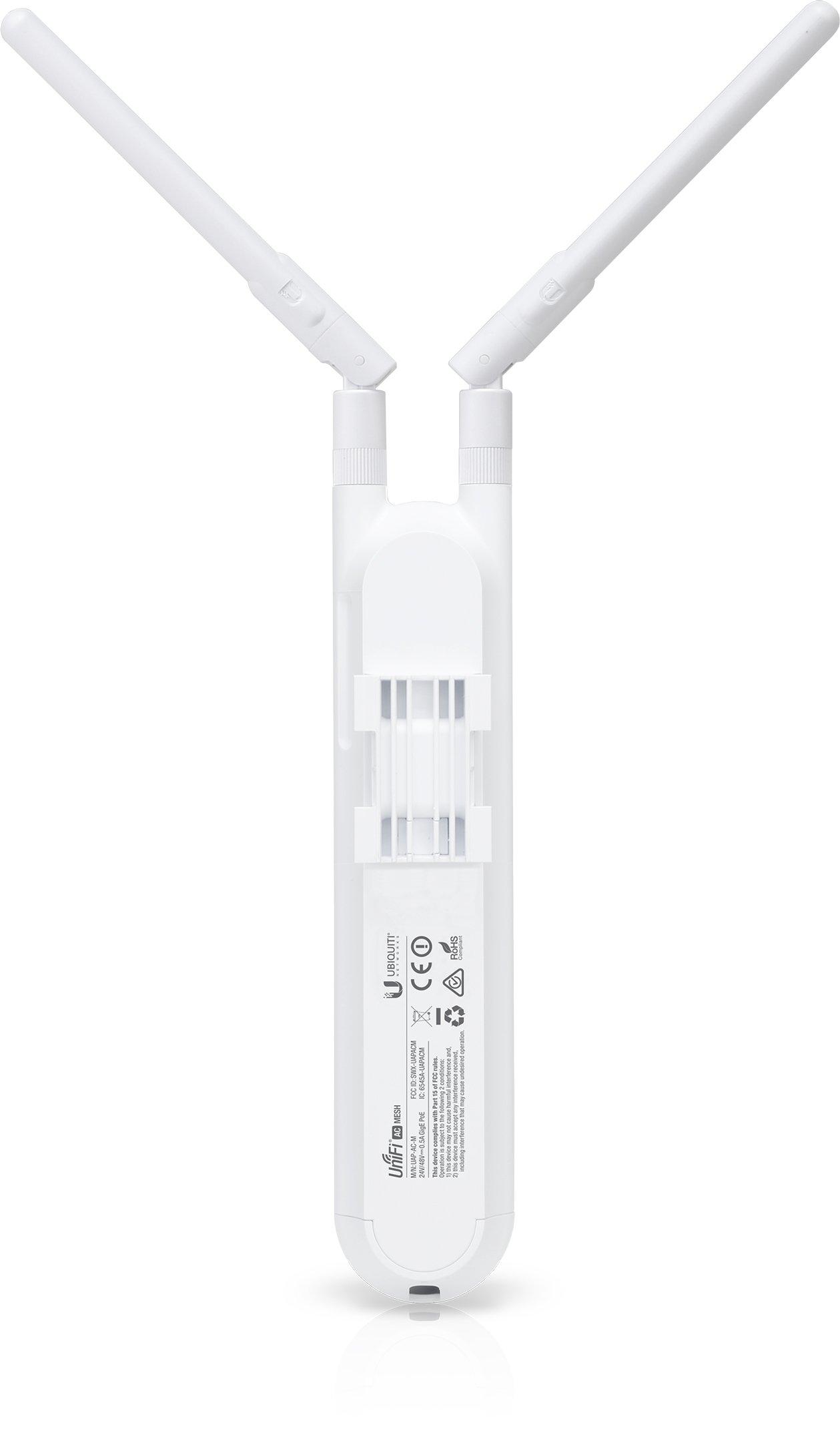 Ubiquiti UniFi AC Mesh UAP AC M WiFi Outdoor Access Point Back View