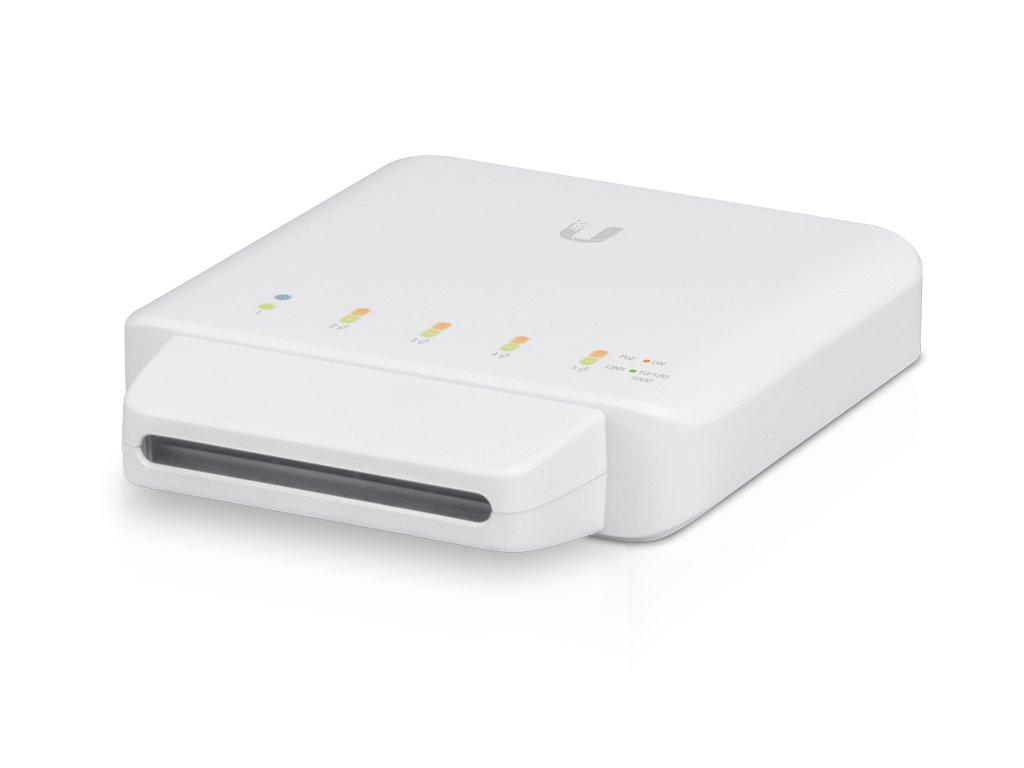 USW-FLEX 5 Port Gigabit Switch Side Angle