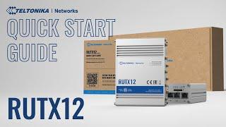 Teltonika RUTX12 Dual LTE Cat6 Router