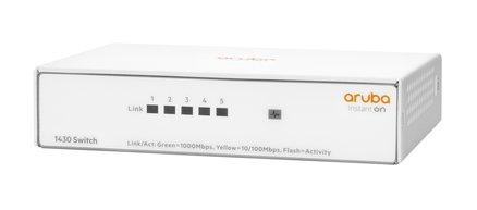 Aruba Instant On 1430 R8R44A 5G Unmanaged Switch Front Angle Image